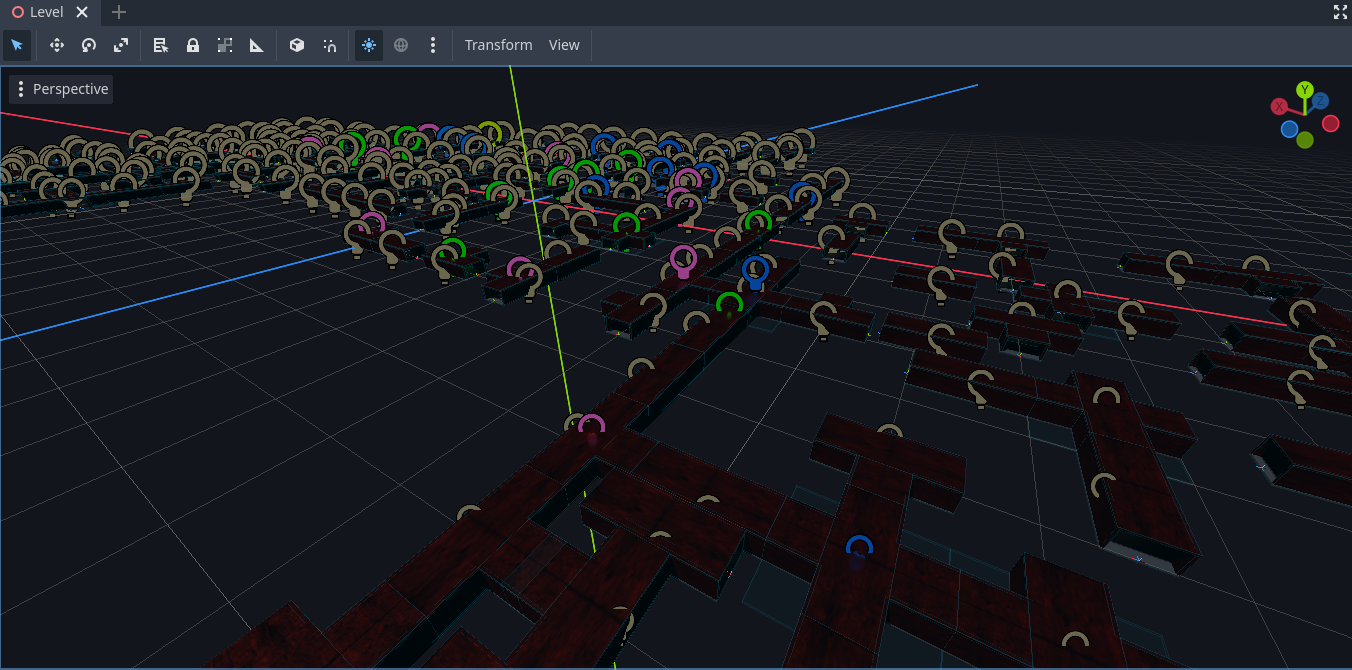 Lights & Tunnels – tunnel view with colored lights